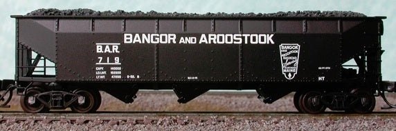 Bluford Shops 73671 Bangor & Aroostook 3-Bay Offset Side Hopper (Set of 2)