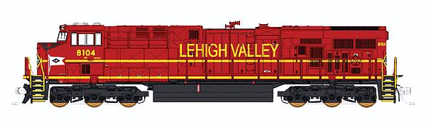 Fox Valley Models 70457 N LV ES44AC Diesel Locomotive Standard DC #8104