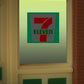 Miller Engineering 8910 HO/O 7-Eleven Convenience Store Animated Window Sign
