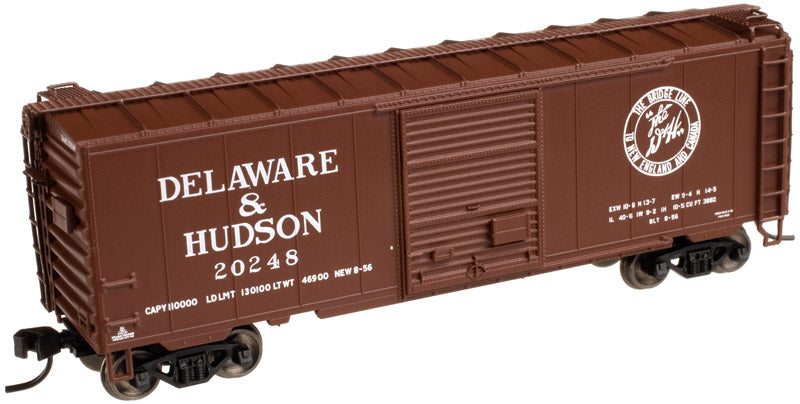 Atlas 50001317 N Scale Delaware & Hudson 40' PS-1 Boxcar #20077