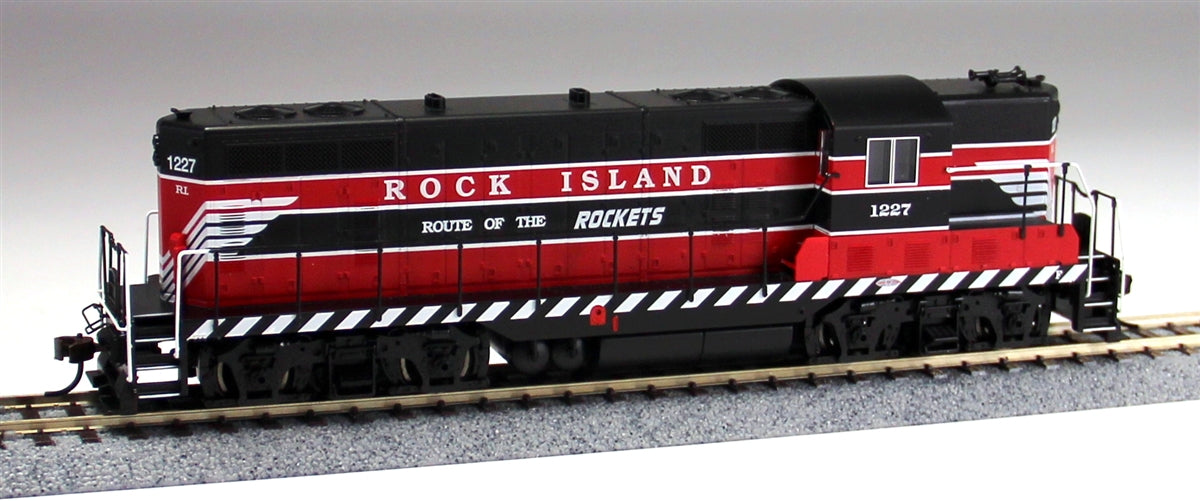 Bachmann 65603 HO Rock Island GP7 Diesel Locomotive #1227 – Trainz