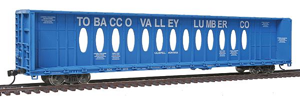 Walthers 910-4808 HO Tobacco Valley Lumber AOK 72' CB Flatcar #2015