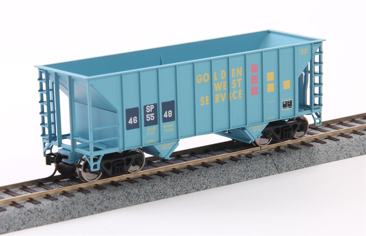 Walthers 910-6901 HO 34' 100 Ton 2Bay Hopper Golden West SP #465548