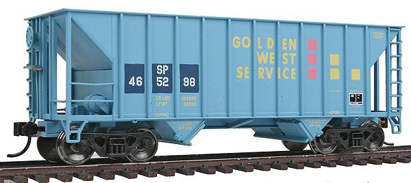 Walthers 910-6902 HO 34' 100Ton 2-Bay Hopper Golden West SP #465298