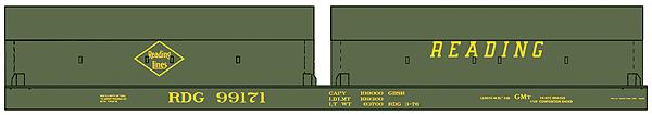 Walthers 920-105205 50' Cush Coil Car RDG