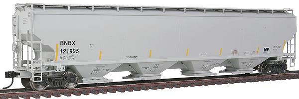 Walthers 920-105801 HO BNBX 67' Trinity 6351 4-Bay Covered Hopper #121925