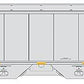 Walthers 920-105810 HO FURX 67' Trinity 6351 4-Bay Covered Hopper #863002