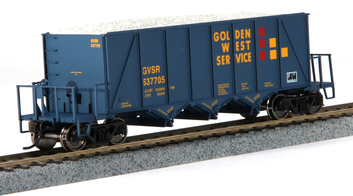 Walthers 920-106007 HO Golden West GSVR 40' Ortner 100-Ton Aggregate Hopper RTR