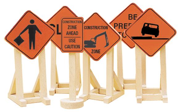Lionel 6-81064 O Construction Zone Signs #2