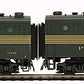 MTH 80-2215-1 HO PRR Alco PA A/B Diesel Locomotive Set w/PS3 (Set of 2)