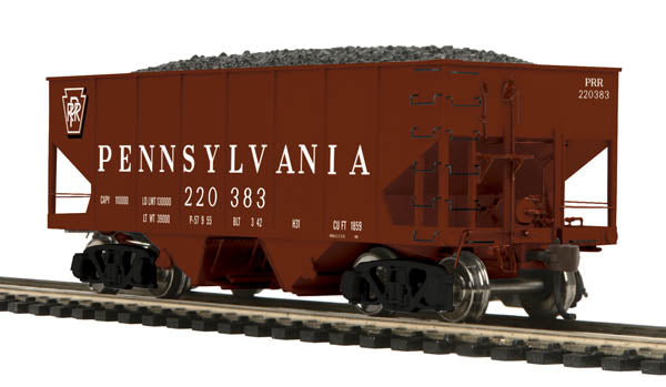 MTH 80-97056 HO PRR USRA 55t 2-Bay Hopper #220383