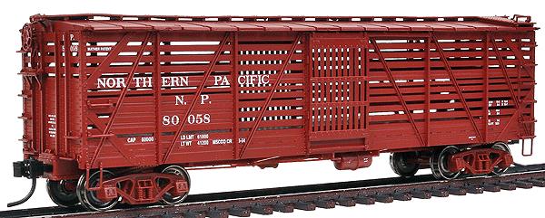 Walthers 920-108804 HO Scale Northern Pacific 40' Mather Stock Car #80058