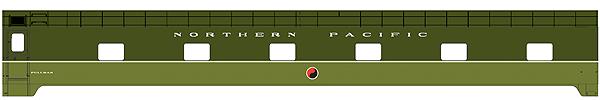 Walthers 9406 PS 12 Dbl BR Slpr-NP