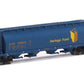 InterMountain 85103 Z ALNX 59' 4-Bay Cylindrical Covered Hopper - Trough Hatch