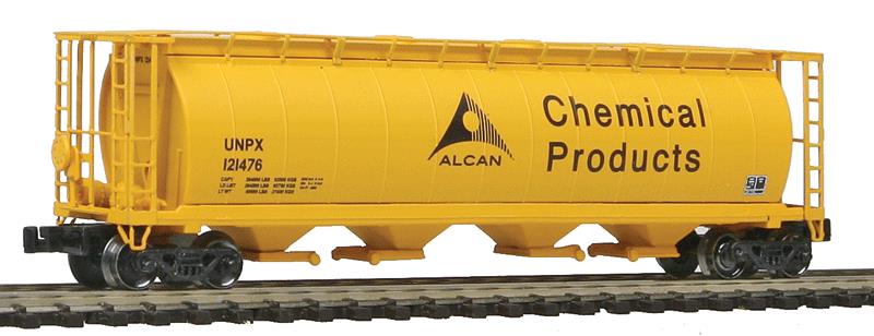 InterMountain 85232 Z UNPX-ALCAN Chemical 59' 4-Bay Cylindrical Covered Hopper
