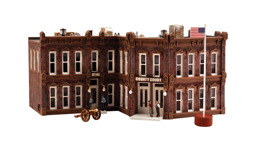 Woodland Scenics PF5209 N Pre-Fab County Courthouse Building Kit