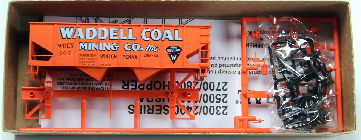 Accurail 2576 HO WADDELL COAL HOPPER