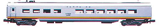 Con-Cor 11010 HO Santa Fe 72' Smooth-Side Diner Car
