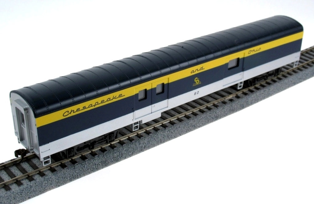 Con-Cor 11039 HO Chesapeake & Ohio 72' Sline Baggage Car