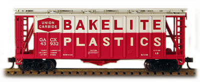 Con-Cor 197006 Bakelite Plastics GATX Airslide Covered Hopper (Pack of 2)