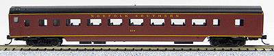 Con-Cor 40044 N NS 85' Smooth-Side Coach Car with Micro-Trains Couplers