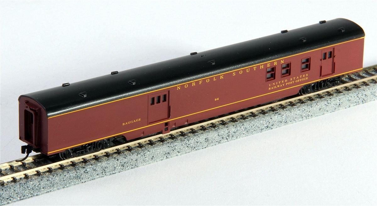 Con-Cor 40144 N NS 85' Smooth-Side Railway Post Office w/Micro-Trains Couplers