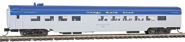 Con-Cor 407126 N Nickel Plate Road 85' Smooth Side Diner Car