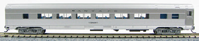 Con-Cor 41476 N Santa Fe Budd 85' Corrugated-Side Twin-Window Coach Car
