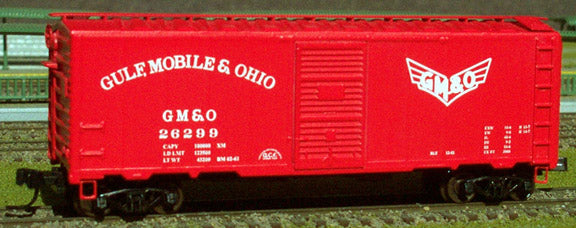 Deluxe Innovations 142202 N Gulf Mobile & Ohio 1944 AAR 40' Boxcar (Pack of 2)