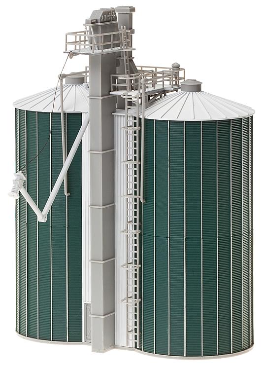 Faller 120260 HO Double Silo W/Elevator Kit