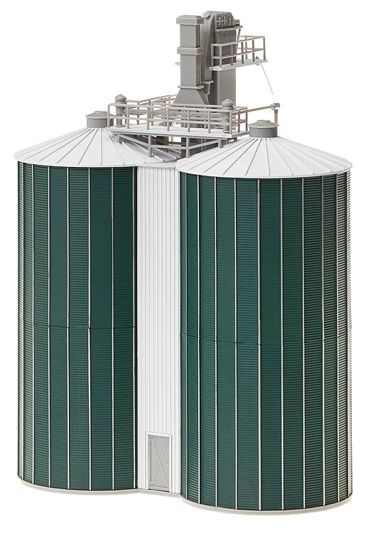 Faller 120260 HO Double Silo W/Elevator Kit