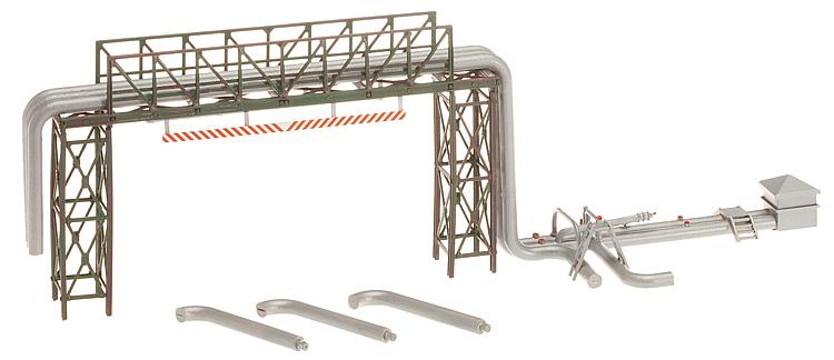 Faller 130487 HO Scale Tank Farm Piping & Filling Plant Kit