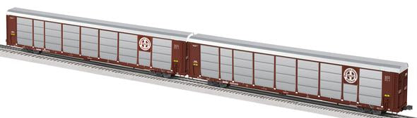Lionel 6-19393 O BNSF 89' Autorack Cars (Set of 2)