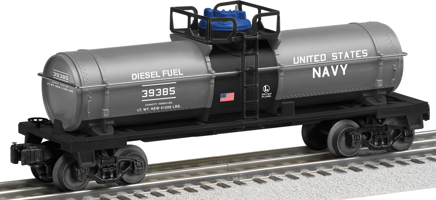 Lionel 6-39385 O Scale US Navy Tank Car - Made in the USA