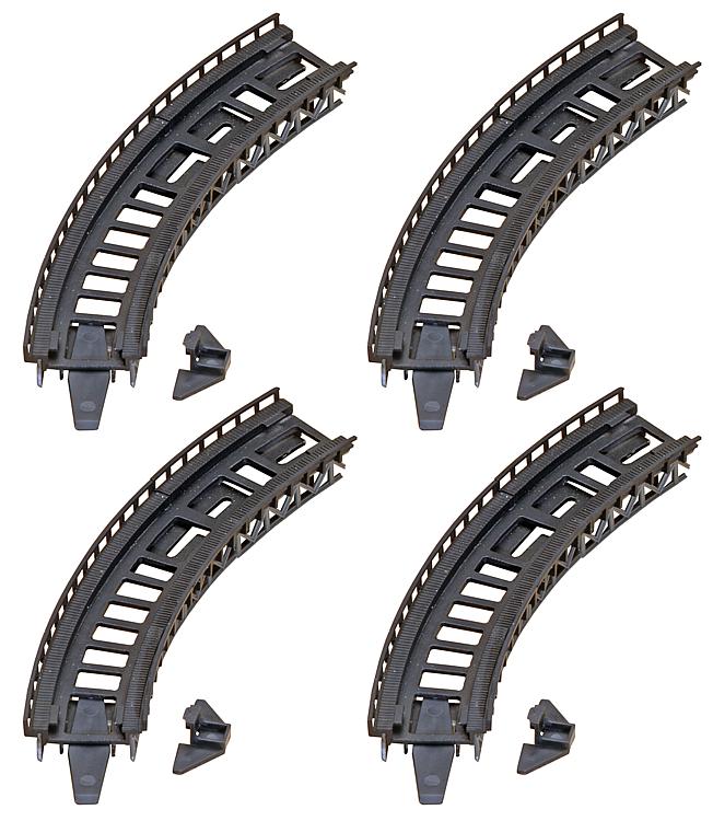Faller 222542 N 7-1/2" R1 Radius 180 Degree Curved Steel Bridge