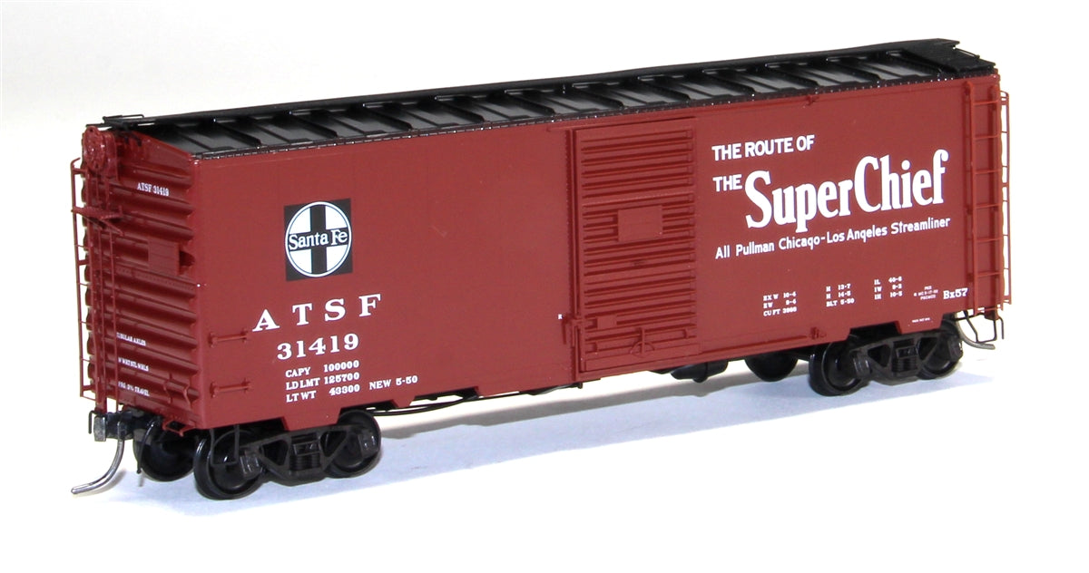 Kadee 4095 HO Santa Fe Pullman-Standard PS-1 40' Boxcar with 6' Door #31419