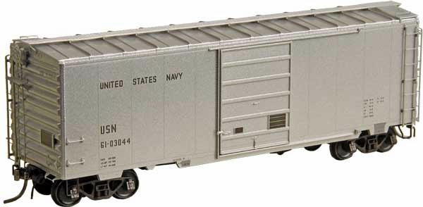 Kadee 5014 HO U.S. Navy Pullman-Standard PS-1 40' Boxcar (1950-1953 Version) #61