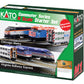 Kato 106-0031 Chicago Metra MP36PK N Gauge Diesel Electric Starter Train Set