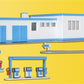 Kibri 38541 HO Aral Gas Station Building Kit