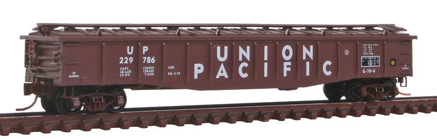 Micro-Trains 10600120 N Union Pacific 50' 15 Panel Steel Gondola w/Cover #229786