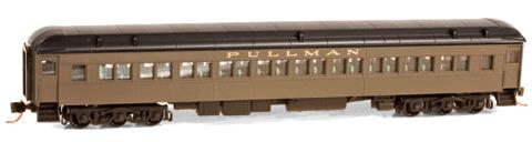 Micro-Trains 14500010 N Pullman 78' Heavyweight Paired-Window Coach Car