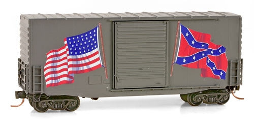 Micro-Trains 10100703 N Battle of Hampton Roads 40' Hy-Cube Boxcar