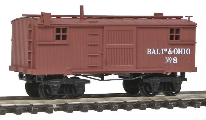 Micro-Trains 15200030 N Baltimore & Ohio Civil War Era 26' Wood Caboose #8
