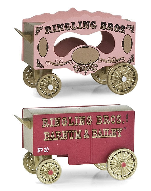 Micro-Trains 47000119 N Ringling Bros. Vintage Wagon Set #9 (Set of 2)