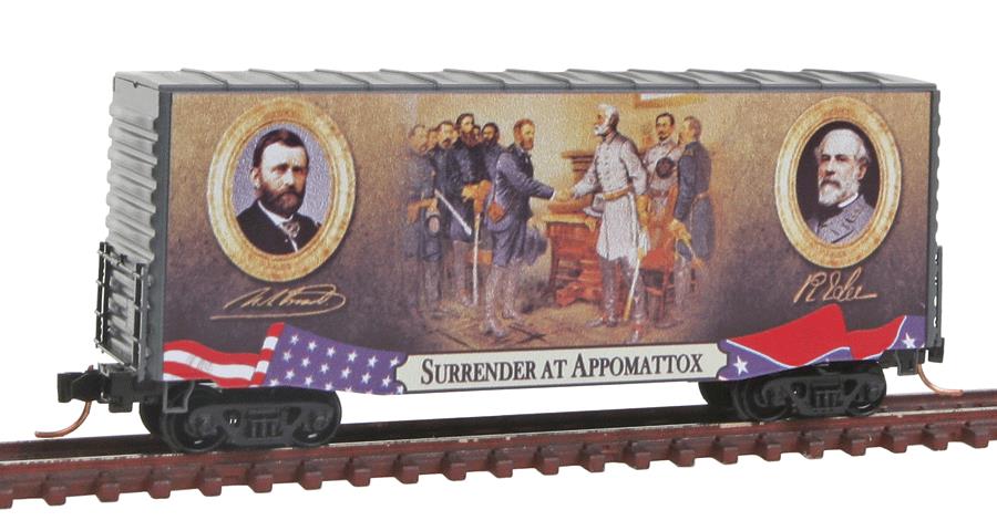 Micro-Trains 10100711 N Surrender at Appomattox 40' Hy-Cube Boxcar