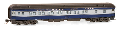 Micro-Trains 14300090 N Baltimore & Ohio 83' 28-1 Heavyweight Parlor Car #2122