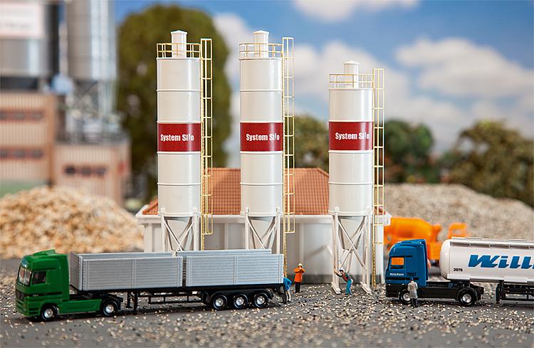 Faller 222207 N Industrial Silos (Pack of 3)