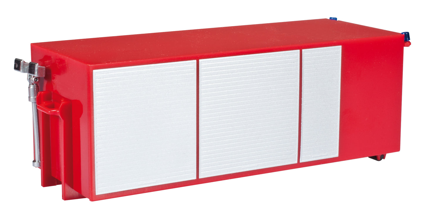 Herpa 53297 HO 2 Door Roll-Off Container Fire Department