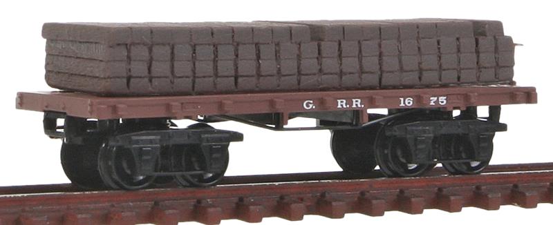 Micro-Trains 15300060 N Georgia Railroad 26' Civil War Era Flatcar #1675