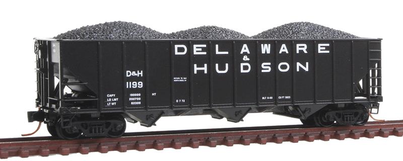 Micro-Trains 10800220 N Delaware & Hudson 3-Bay 100 Ton Open Hopper #1199